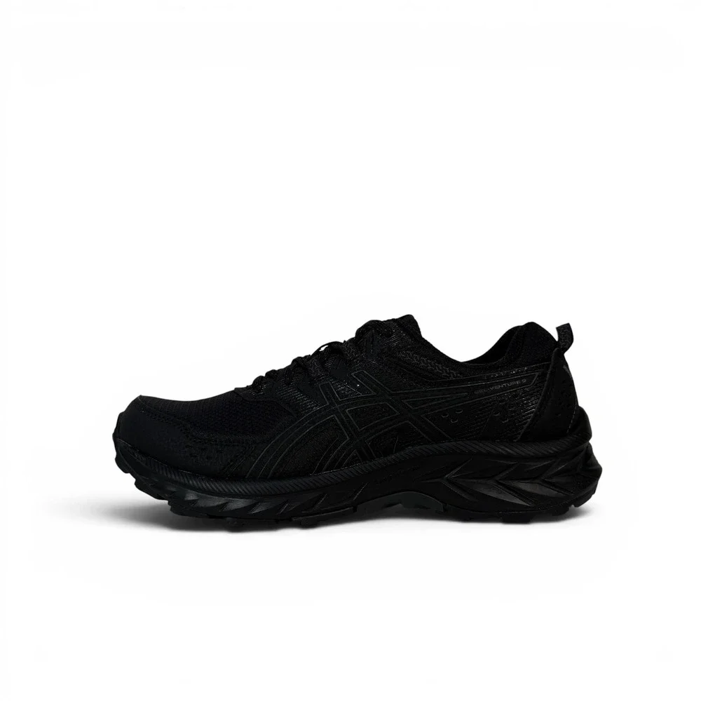 Asics Gel‎ Venture 9 Running Shoes Womens 7.5 Black on Black Trail Sneakers
